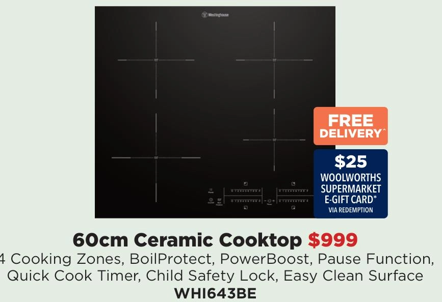 Westinghouse 60cm Ceramic Cooktop