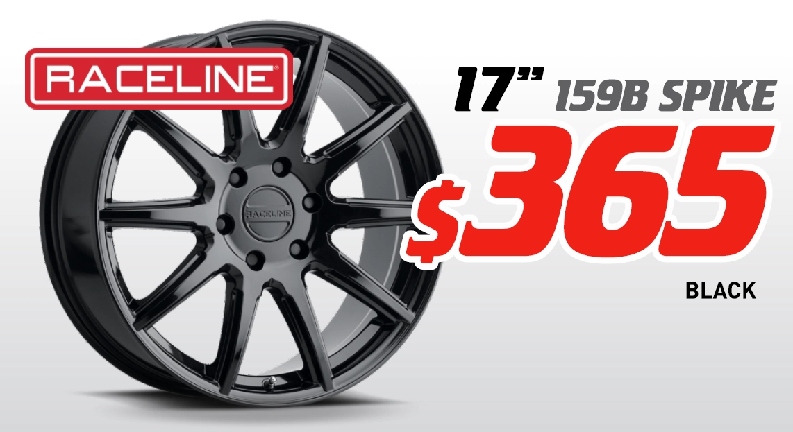 17" Wheel - Raceline 159B Spike