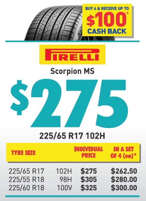 Tyre - Pirelli Scorpion MS