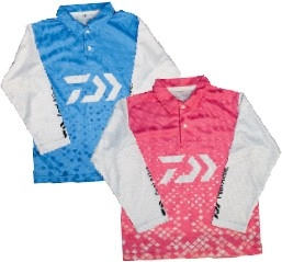 Kids & Youth Sub Polo Fishing Shirts by Daiwa