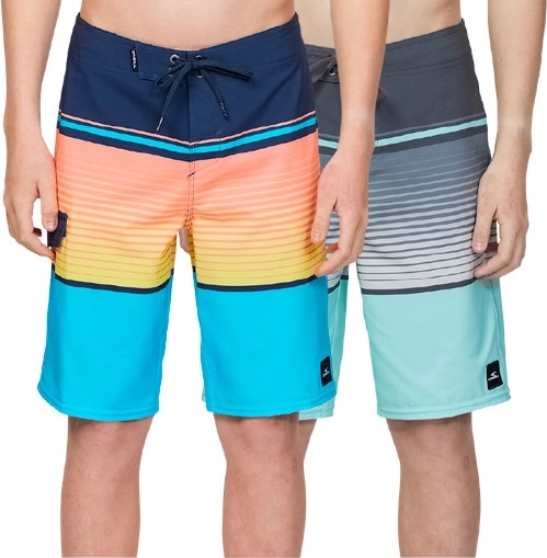 NEW O’Neill Youth Lennox Stripe Board Short