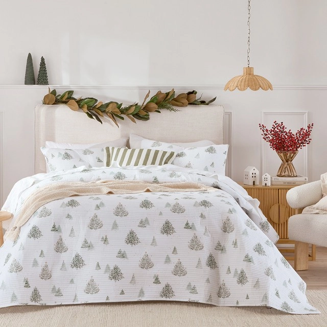 All Seasons Christmas Coverlet Set by Habitat