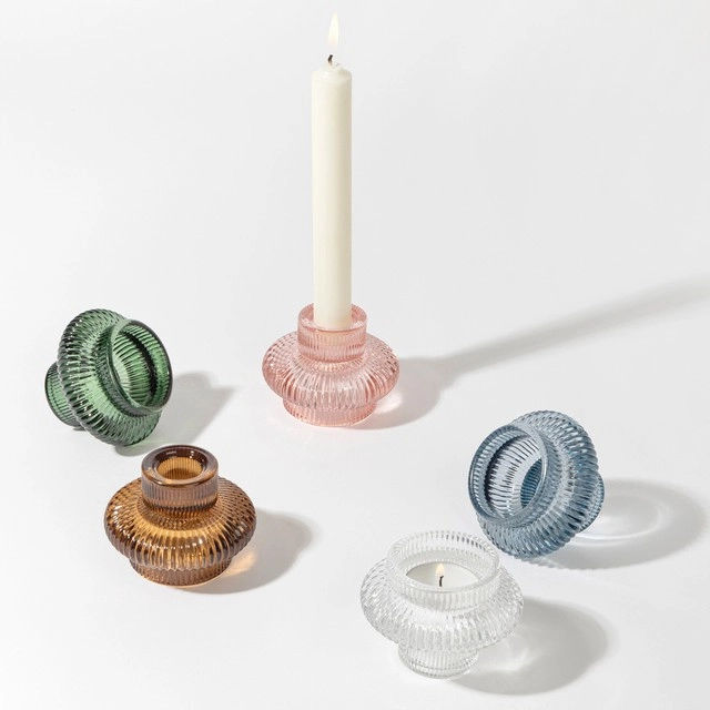 Bebe Tealight / Tapered Candle Holder by Habitat