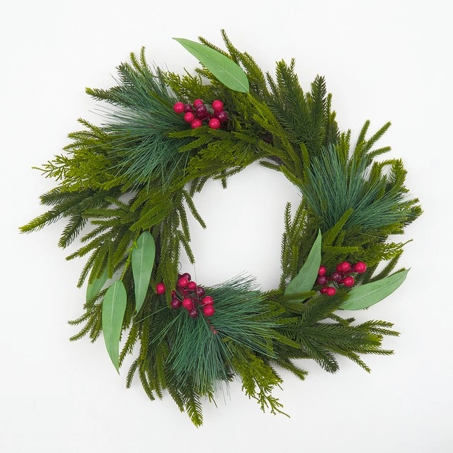 Berry Pine Christmas Wreath by Habitat