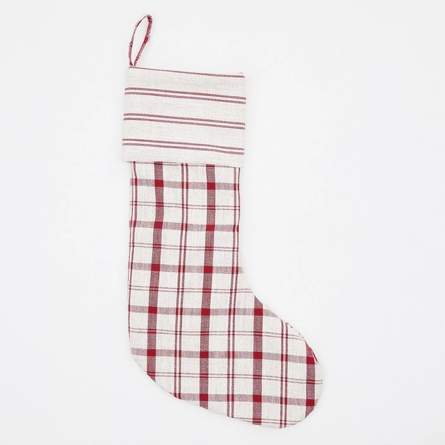 Christmas Check Stocking by Habitat