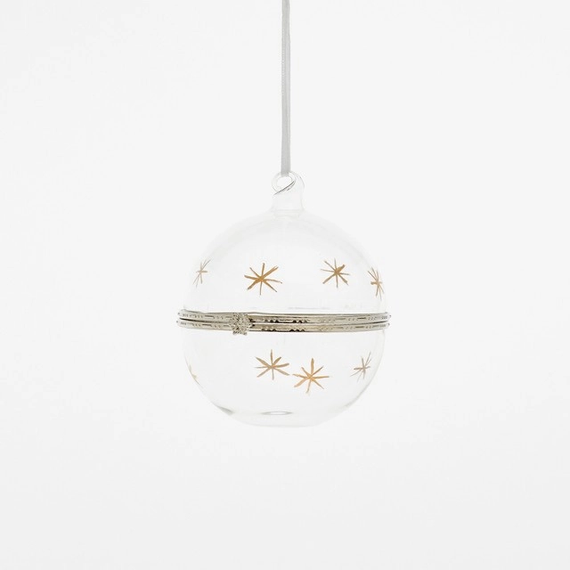 Glass Locket Christmas Bauble by Habitat