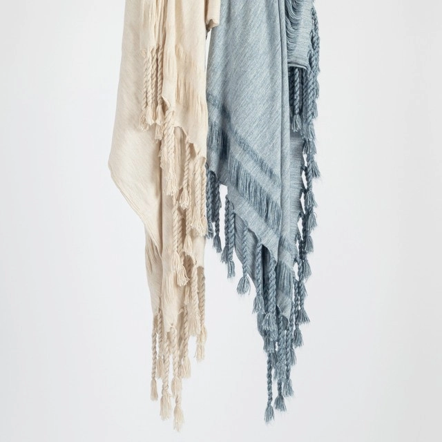 Iluka Cotton Blend Throw by Habitat