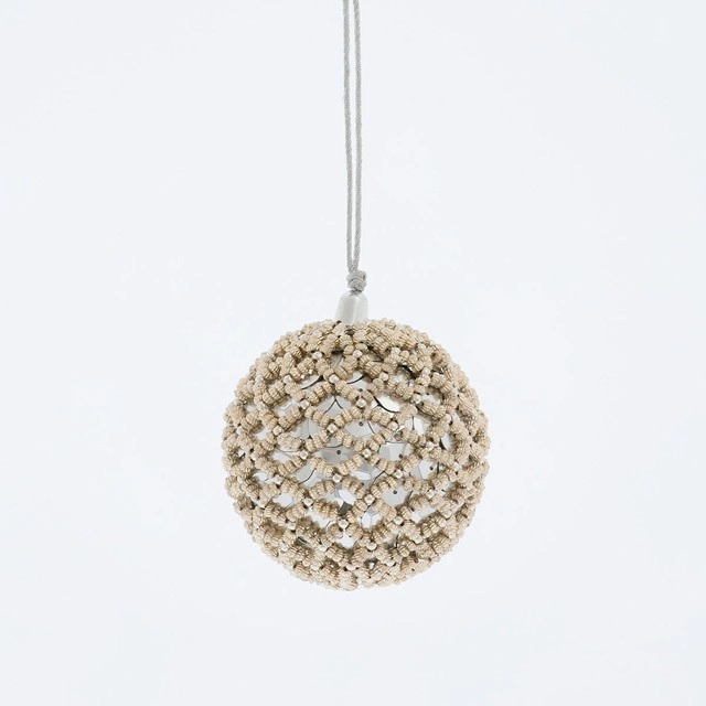 Lumo Beaded Christimas Bauble by Habitat