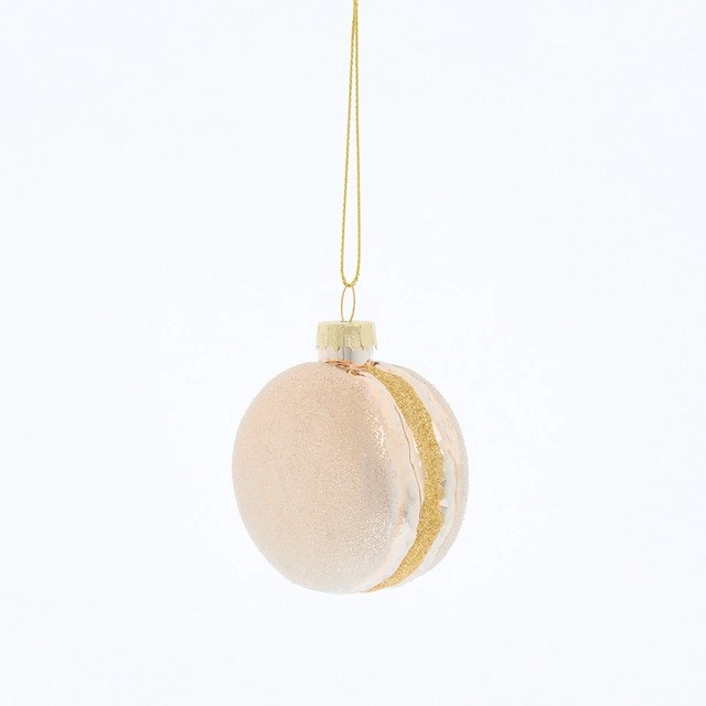 Magical Peach Macaron Christmas Hanging Decoration by Habitat