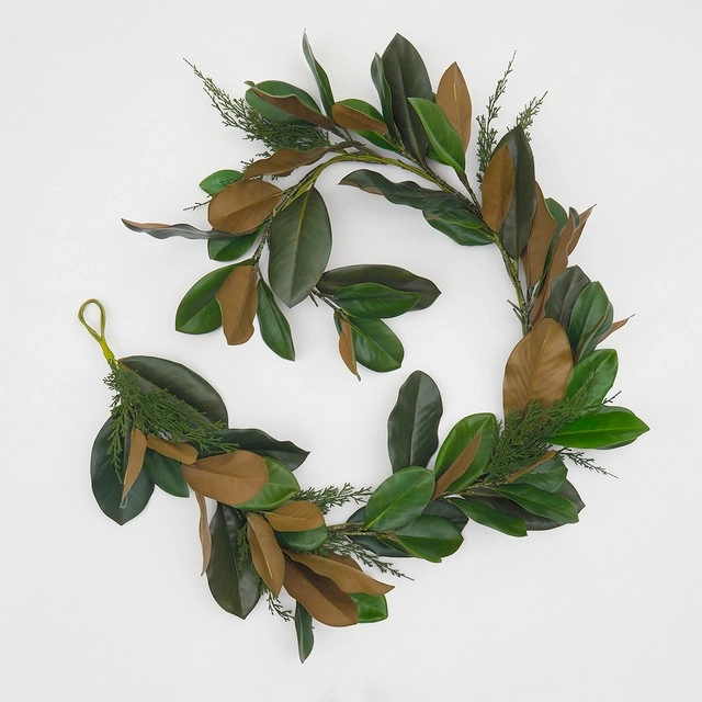 Magnolia Leaf 1.8m Christmas Garland by Habitat