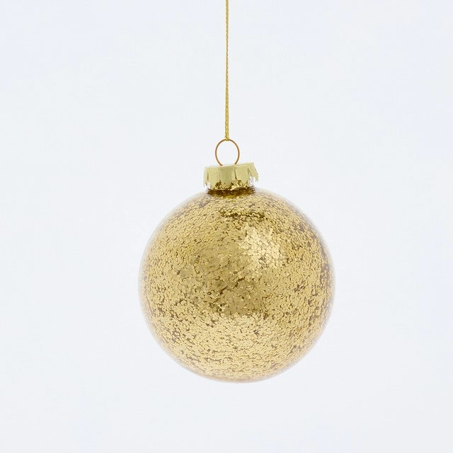 Mardi Glitter Christmas Bauble by Habitat