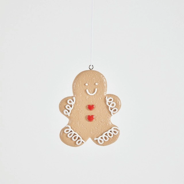 Mr Gingerbread Hanging Christmas Decoration by Habitat