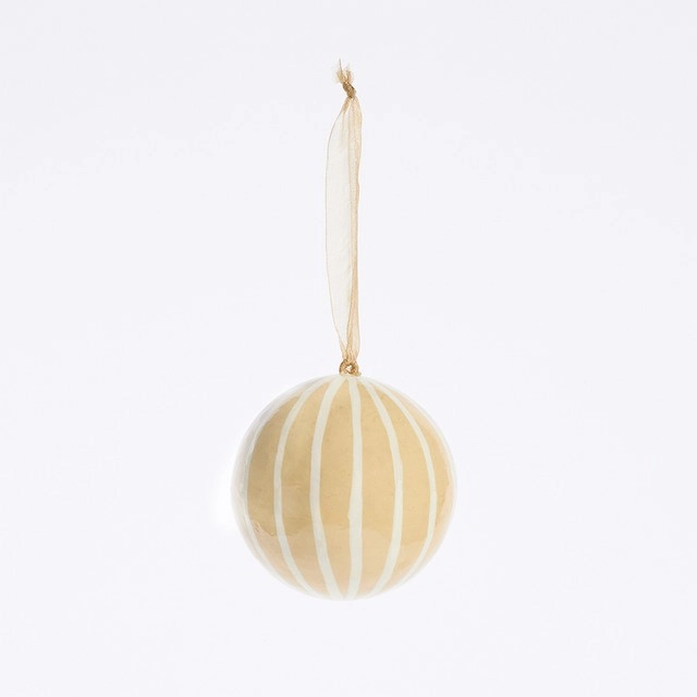 Nova Stripe Christmas Bauble by Habitat