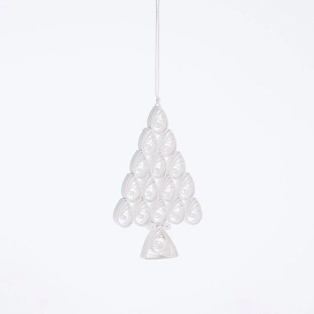 Splendor Paper Christmas Tree Hanging Decoration by Habitat