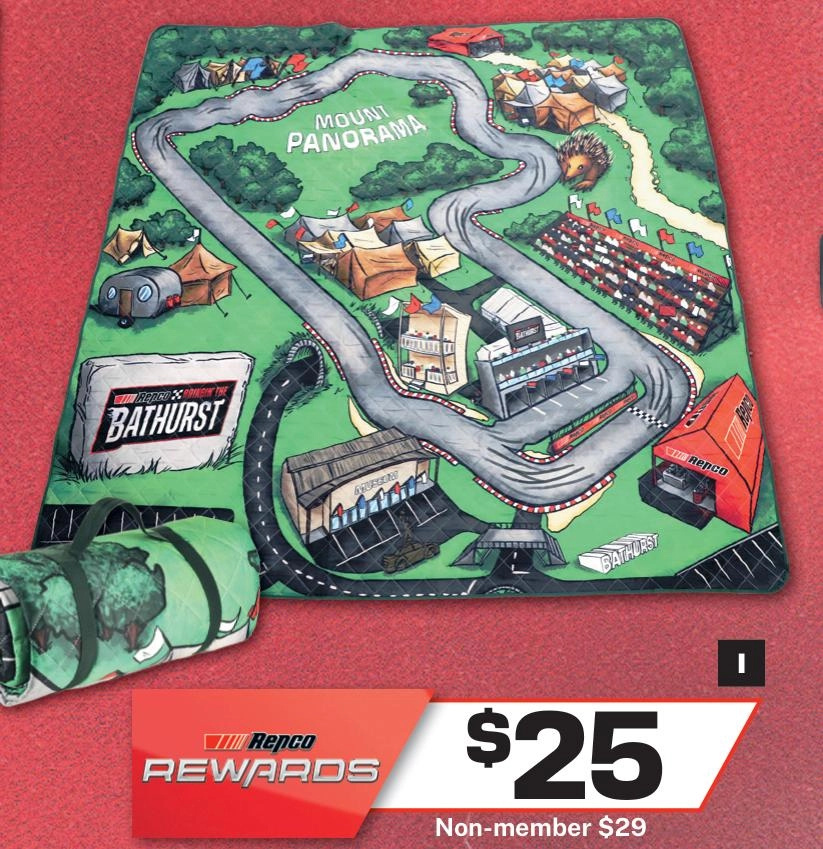 Bathurst Race Map Mat