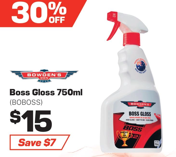 Bowden's Own Boss Gloss 750ml - BOBOSS