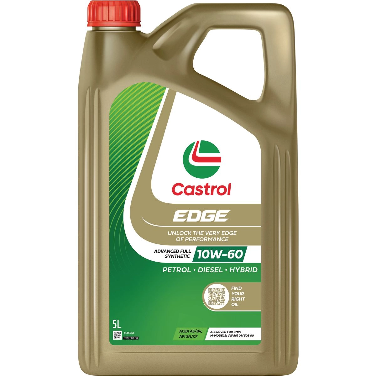 Castrol Edge 10W-60 Engine Oil 5L - 3435063