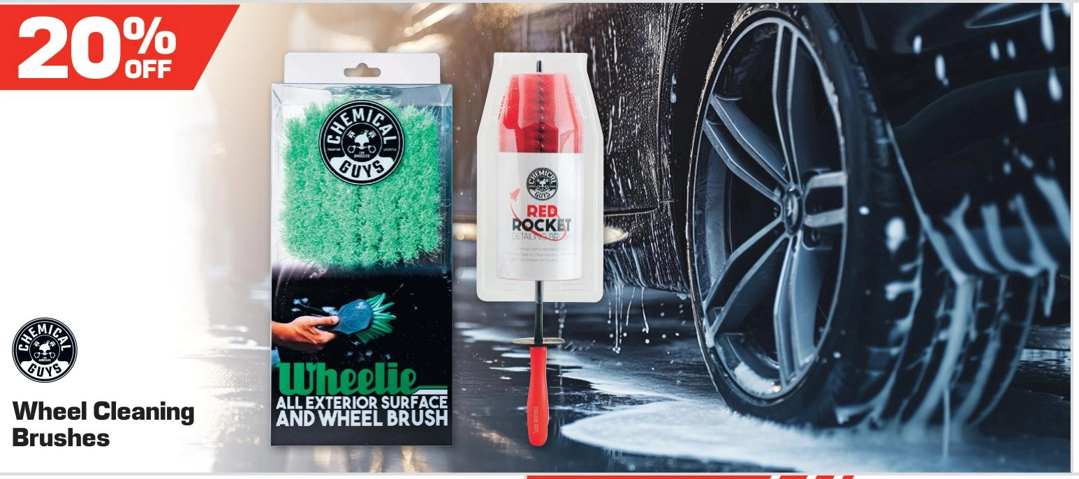 Chemical Guys Wheel Cleaning Brushes