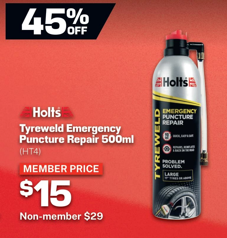 Holts Tyre Weld Emergency Puncture Repair 500ml - HT4