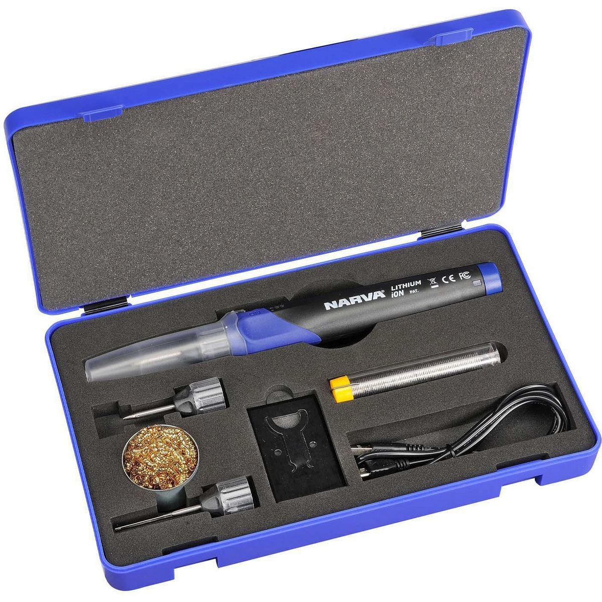 Narva 50W Rechargeable Soldering Iron Kit - 56394