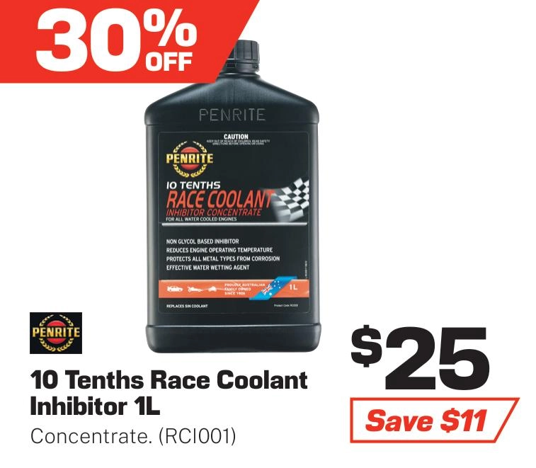 Penrite 10 Tenths Race Coolant Inhibitor Concentrate 1L - RCI001