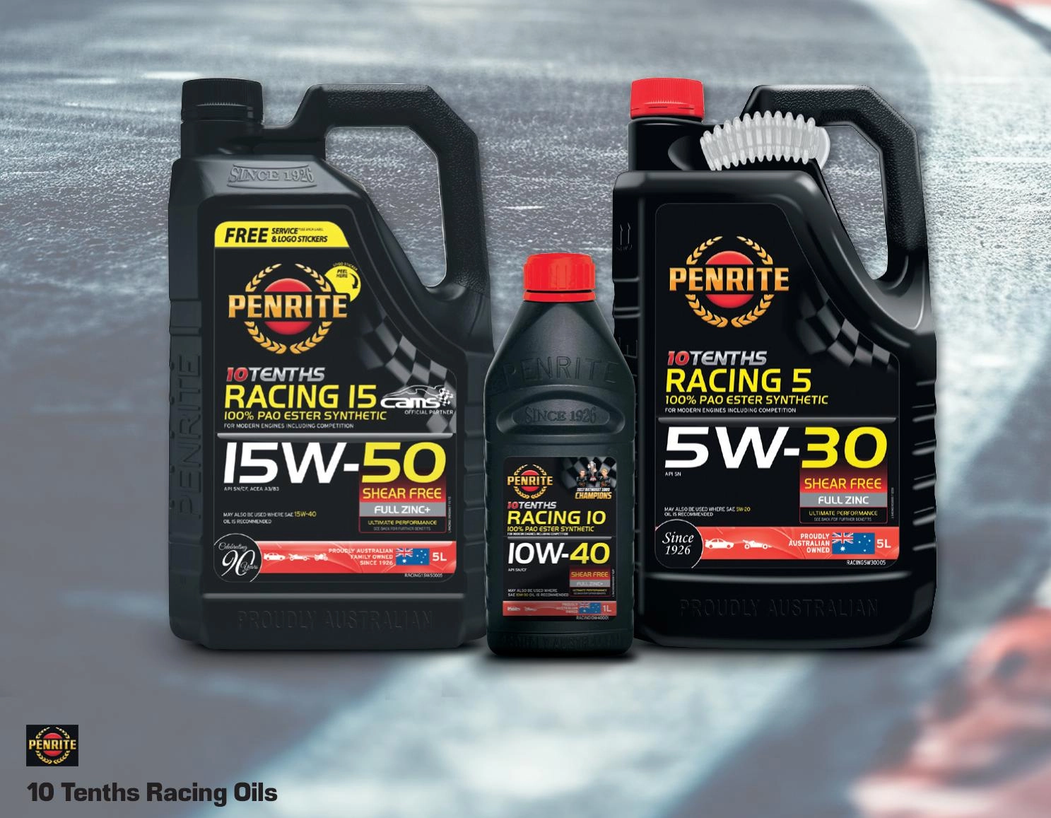 Penrite 10 Tenths Racing Oils