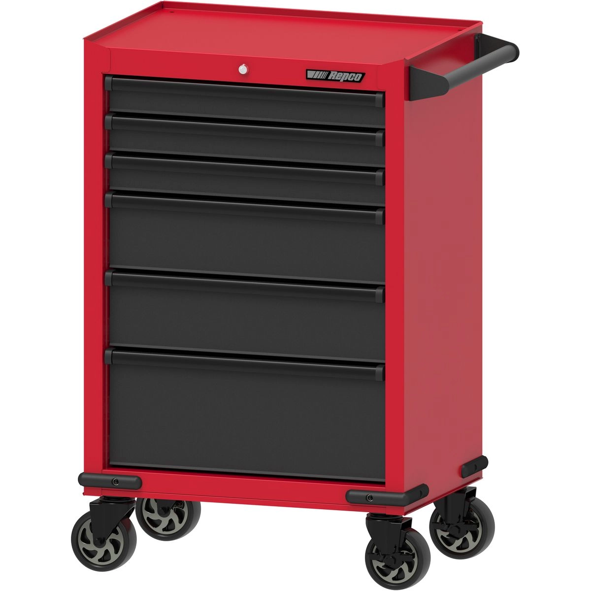 Repco 27 Inch 6 Drawer Tool Trolley - RTT6D-27IN-RD