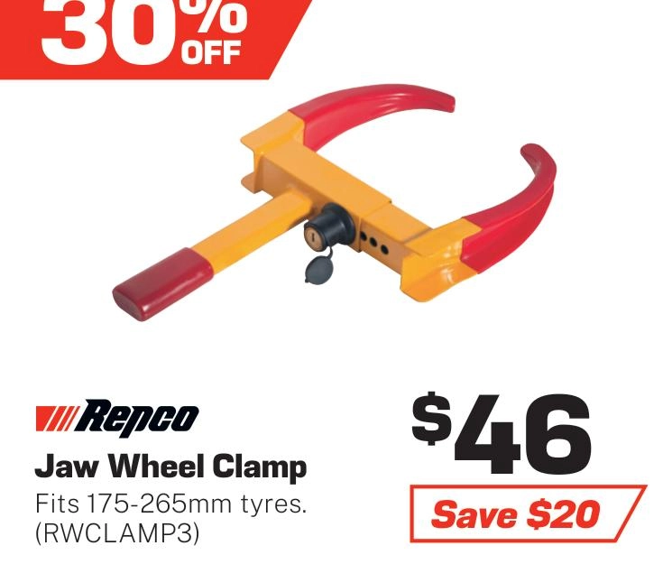 Repco Jaw Wheel Clamp - RWCLAMP3