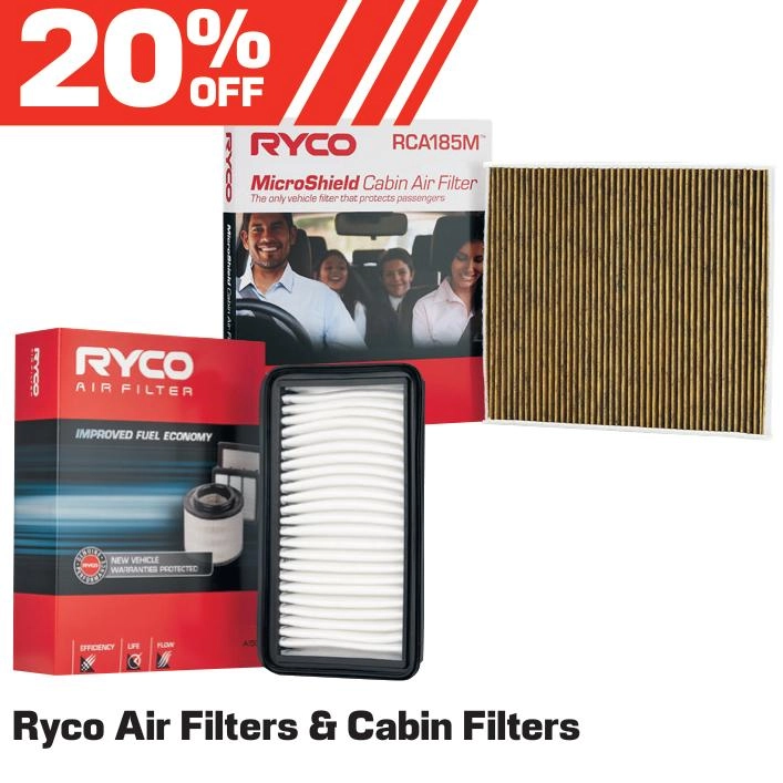 Ryco Air Filters & Cabin Filters