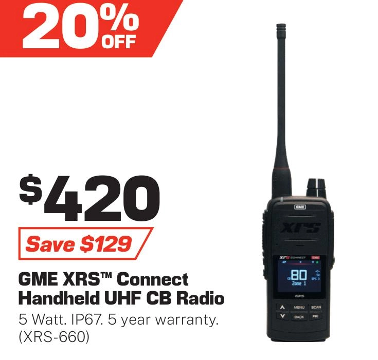 XRS Connect Handheld UHF CB Radio - XRS-660