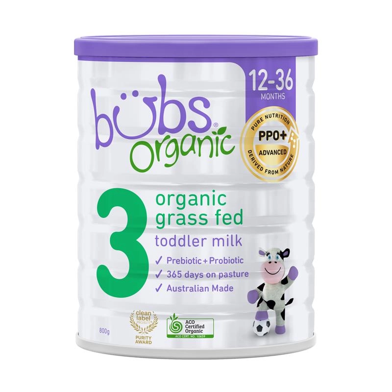 Bübs Organic Grass Fed Toddler Milk 800g