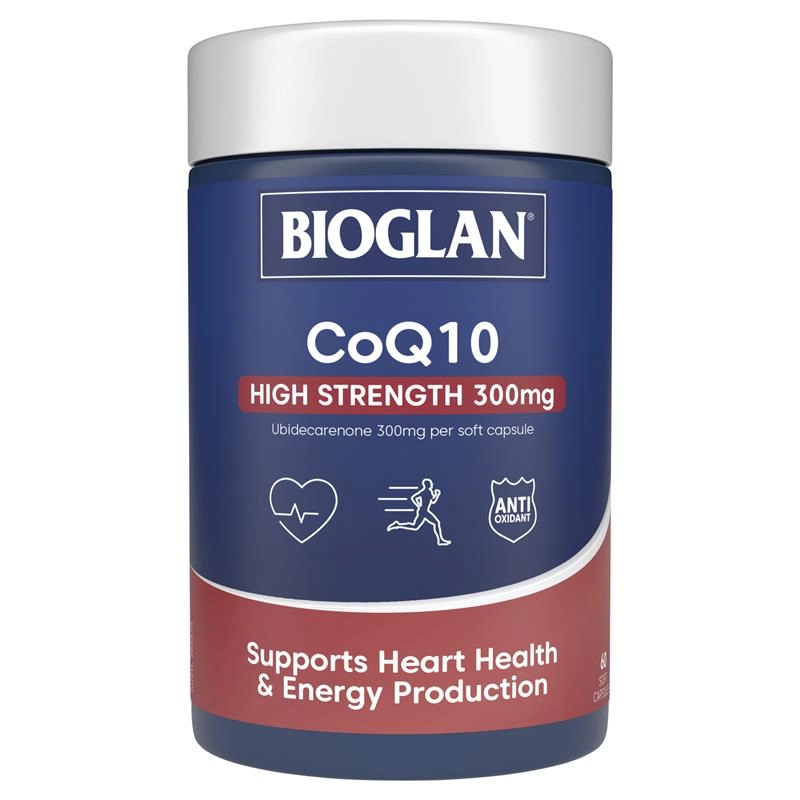 Bioglan CoQ10 High Strength 300mg 60 Soft Capsules