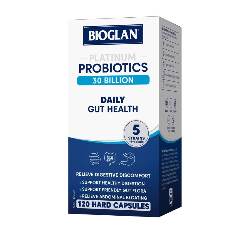 Bioglan Platinum Probiotics 30 Billion 120 Hard Capsules