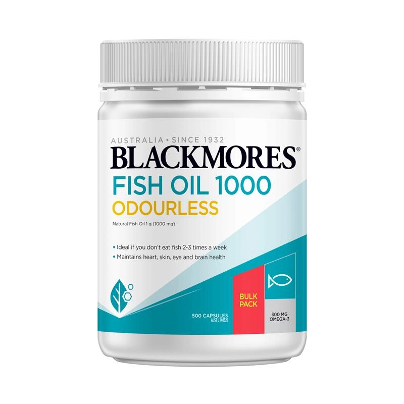 Blackmores Fish Oil 1000 Odourless 500 Capsules