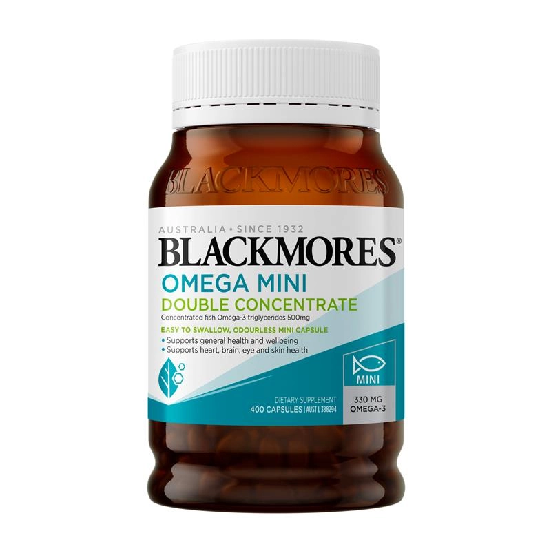 Blackmores Omega Mini Double Concentrate 400 Capsules