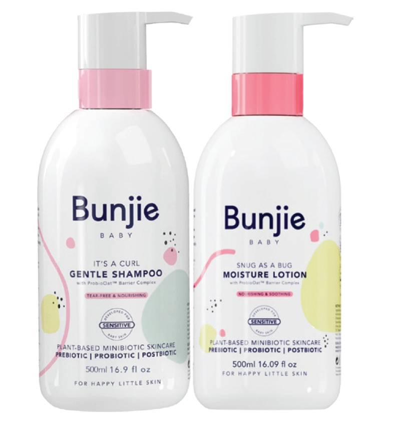 Bunjie Baby Gentle Shampoo or Moisturising Lotion 500ml