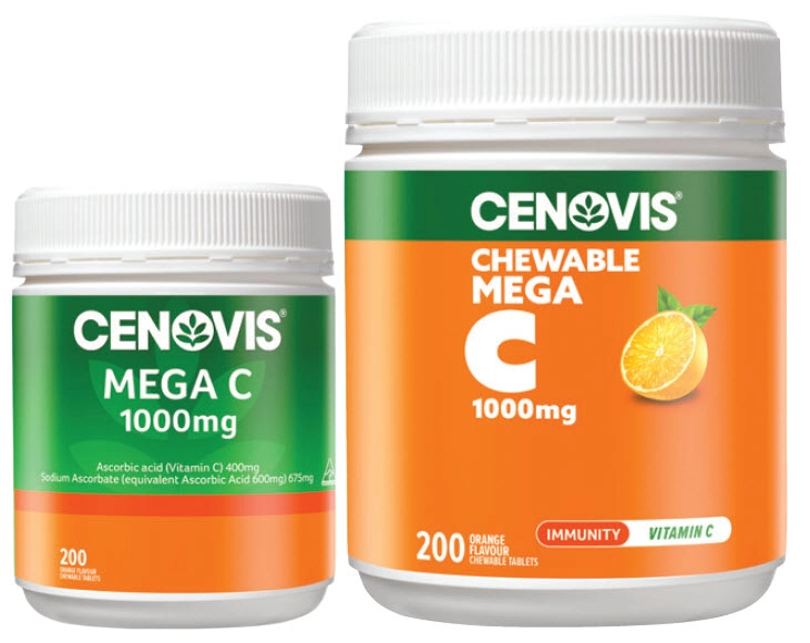 Cenovis Vitamin Mega C 1000mg Range