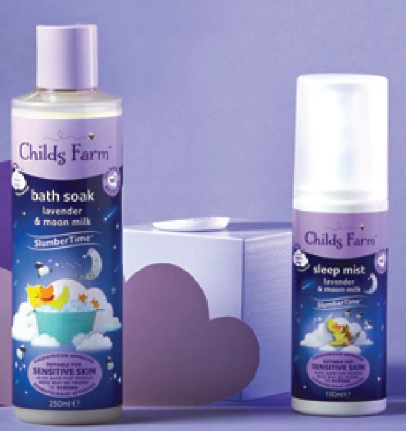 Childs Farm Lavender & Moon Milk Bath Soak 250ml or Sleep Mist 100ml