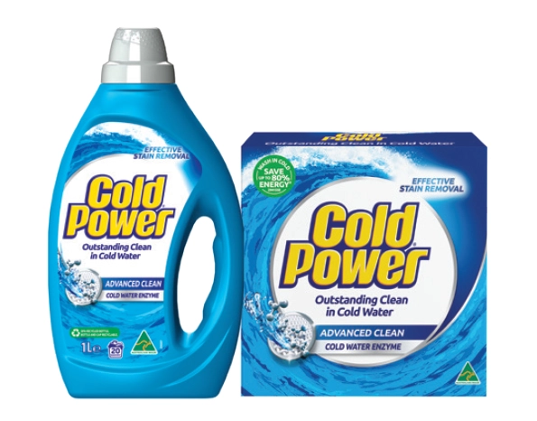 Cold Power Advanced Clean Laundry Liquids 1 Litre or Powder 1kg