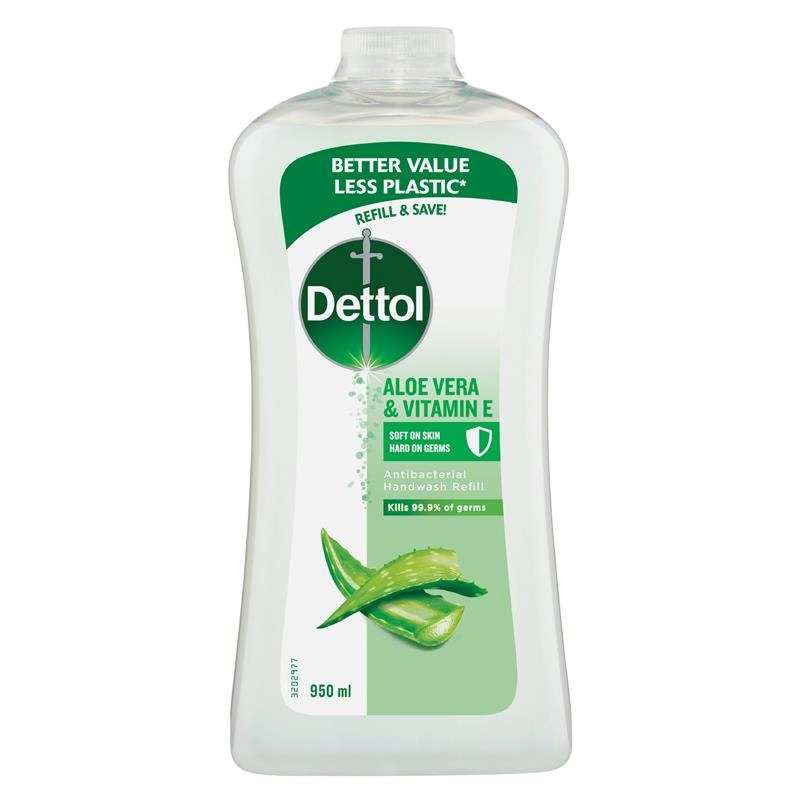 Dettol Liquid Hand Wash Aloe Vera & Vitamin E Refill 950ml