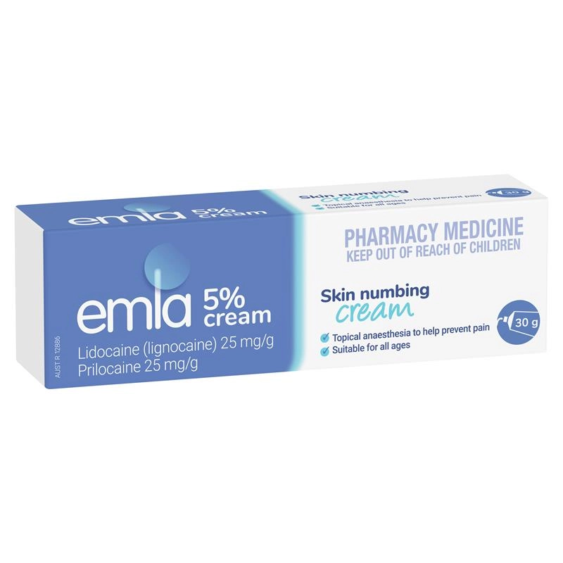 Emla Skin Numbing 5% Cream 30g Tube