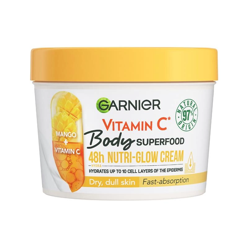 Garnier Body Superfood Vitamin C 48hr Nutri-Glow Cream 380ml