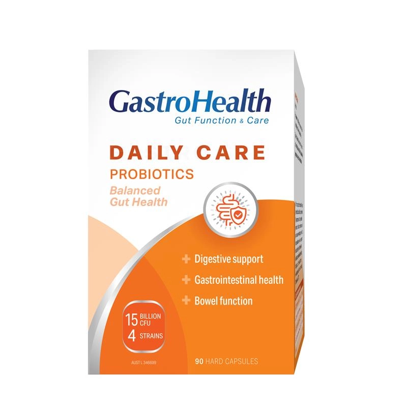 GastroHealth Daily Care Probiotics 90 Hard Capsules