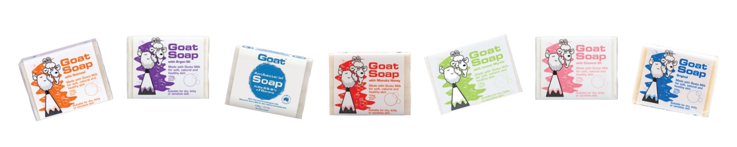 Goat Soap 100g Bar Range