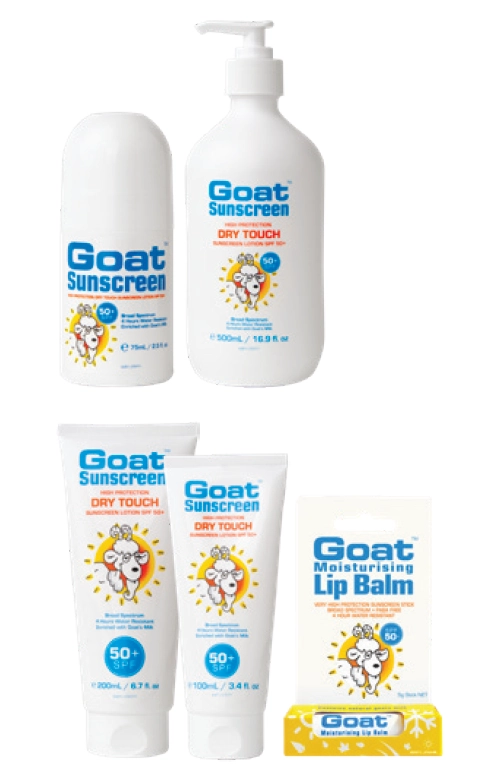 Goat Sunscreen SPF 50+ Range