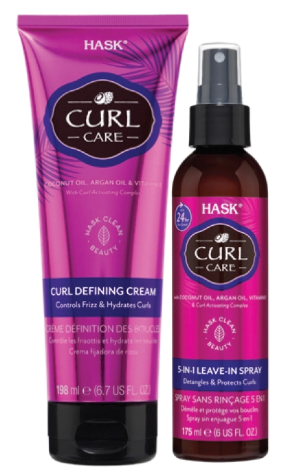 Hask Curl Care Curl Defining Cream 198ml or 5-in-1 Leave-In Spray 175ml