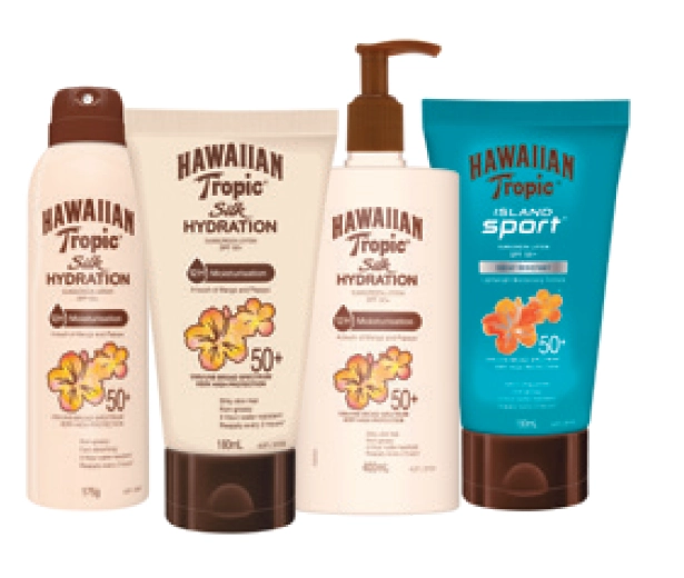 Hawaiian Tropic SPF 50+ Range