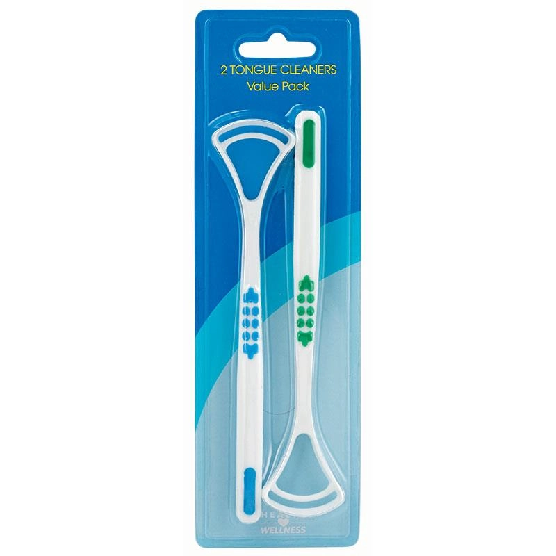 Health & Wellness Dental Tongue Cleaner 2 Pack