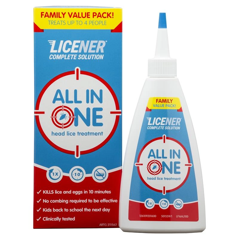 Licener Complete Solution Head Lice Treatment 200ml