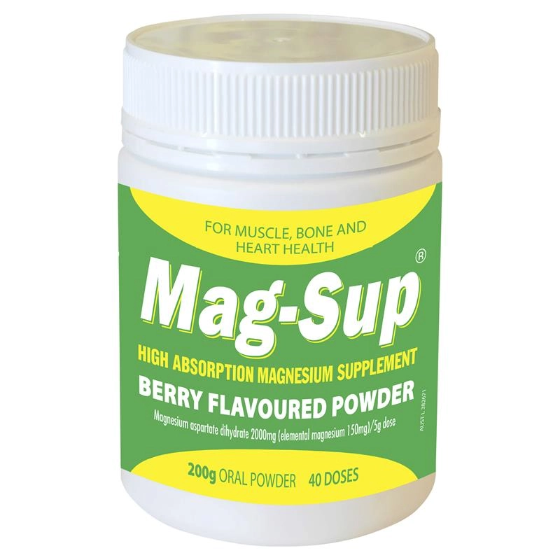 Mag-Sup Oral Powder 200g Jar